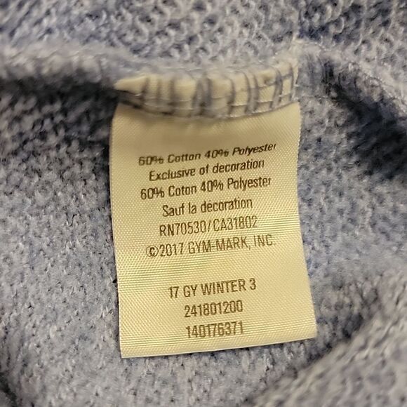 GYMBOREE PERIWINKLE BLUE REVERSE SEQUINED SWAN LONG-SLEEVE DRESS, SIZE 7-8 - Picture 6 of 8